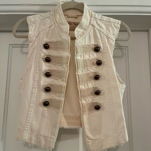 Free People Military Vest